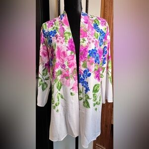 SUSAN GRAVER Open-front Cardigan